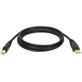 Tripp Lite 10ft USB 2.0 Hi-Speed A/B Device Cable Shielded Male / Male 10' - Type A Male - Type B Male USB - 10ft - Black - U022-010-R - eCommerce Business Prime