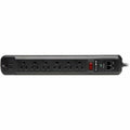 Tripp Lite Surge Protector Power Strip 120V Right Angle 7 Outlet RJ11 Black - 7 x NEMA 5-15R - 1800 VA - 1080 J - 120 V AC Input - TLP76RBTEL - eCommerce Business Prime
