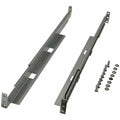 Tripp Lite Universal Adjustable Rack Enclosure Server Cabinet Shelf Kit 1U - 150 lb Load Capacity - Silver - 4POSTRAILKIT1U - eCommerce Business Prime