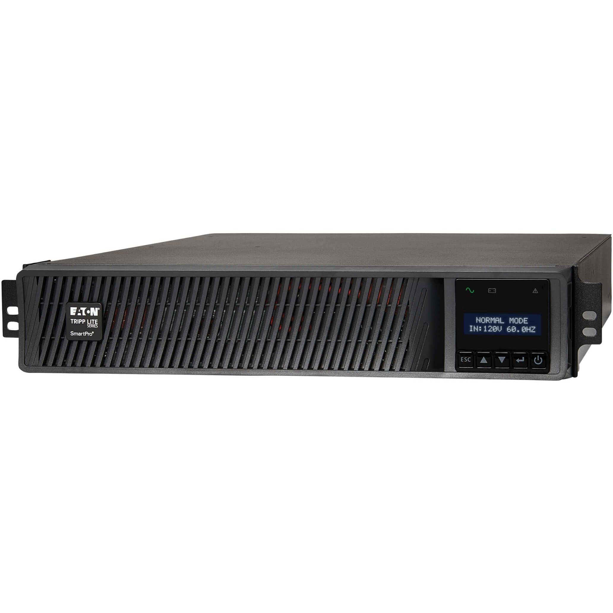 Tripp Lite UPS Smart 1000VA 900W Rackmount AVR 120V LCD USB Extended Run 2URM - 2U Rack/Tower - 4.50 Hour Recharge - 6.30 Minute Stand-by - 110 V AC Input - 120 V AC Output - 8 x NEMA 5-15R - SMART1000RMXL2U - eCommerce Business Prime