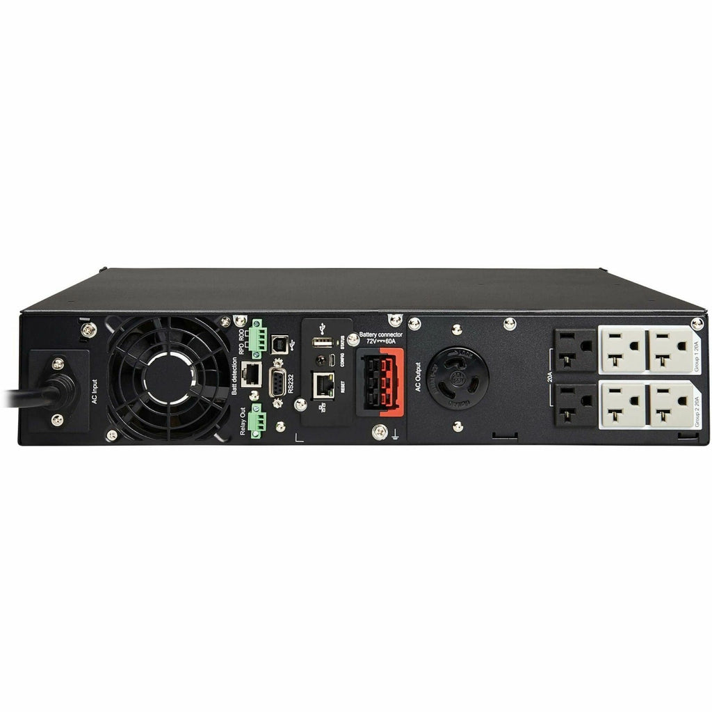 Tripp Lite UPS Smart 2200VA 1920W Rackmount AVR 120V Preinstalled WEBCARDLX Pure Sign Wave USB DB9 SNMP 2URM - 2200 VA/1920 W - 120 V AC - 4.50 Minute - 2U Tower/Rack Mountable - 4.50 Minute - 4 x NEM...  - SMART2200RMXLN - eCommerce Business Prime