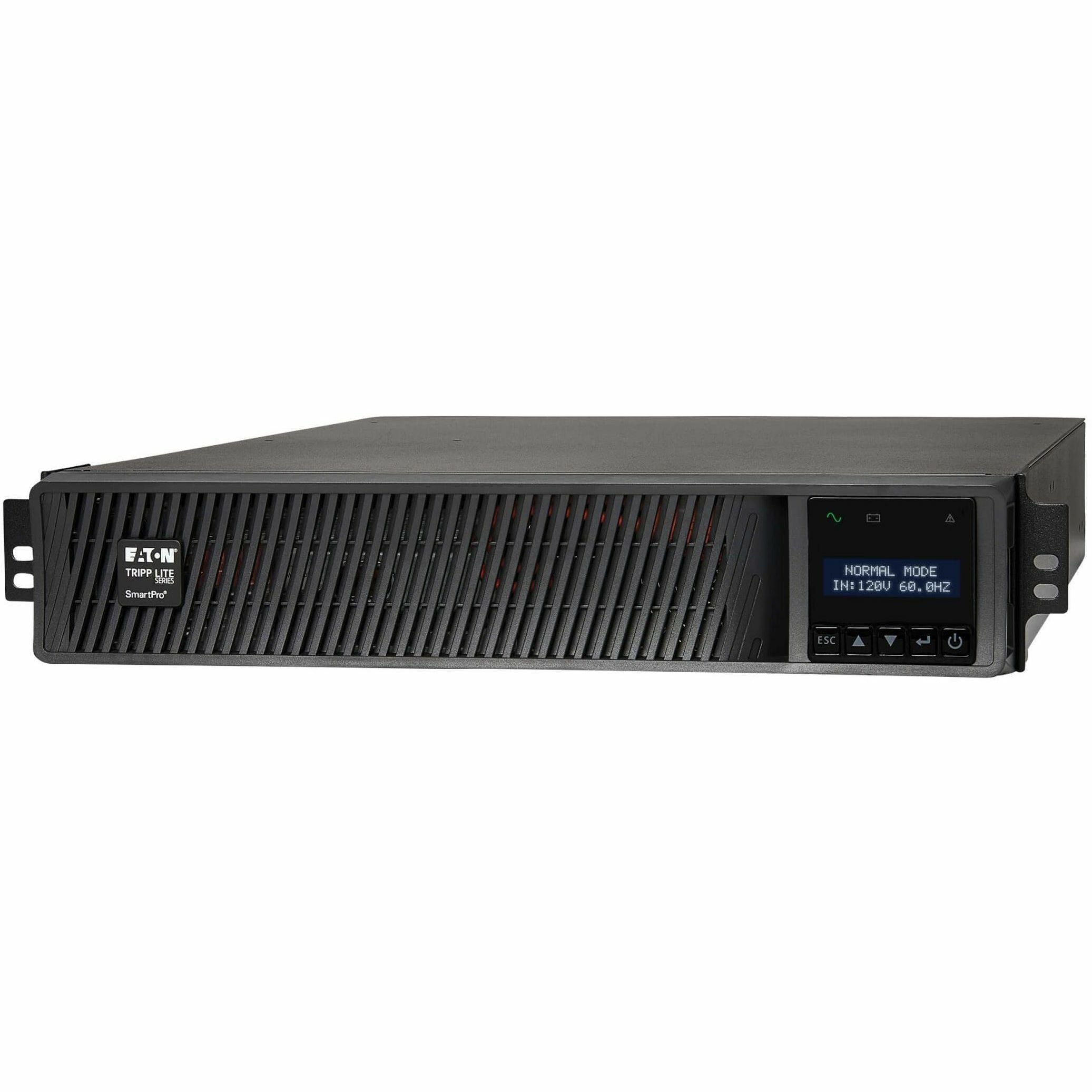 Tripp Lite UPS Smart 3000VA 2880W Rackmount AVR 120V Preinstalled WEBCARDLX Pure Sign Wave USB DB9 2URM - 3000 VA/2880 W - 120 V AC - 3 Minute Stand-by Time - 2U Tower/Rack Mountable - 1 x NEMA L5-30R...  - SMART3000RMXLN - eCommerce Business Prime