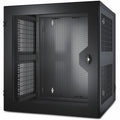 APC by Schneider Electric NetShelter WX 13U w/Threaded Hole Vertical Mounting Rail Vented Front Door Black - For Networking, Airflow System - 13U Rack Height x 19" Rack Width - Wall Mountable - Black  - AR100HD - eCommerce Business Prime