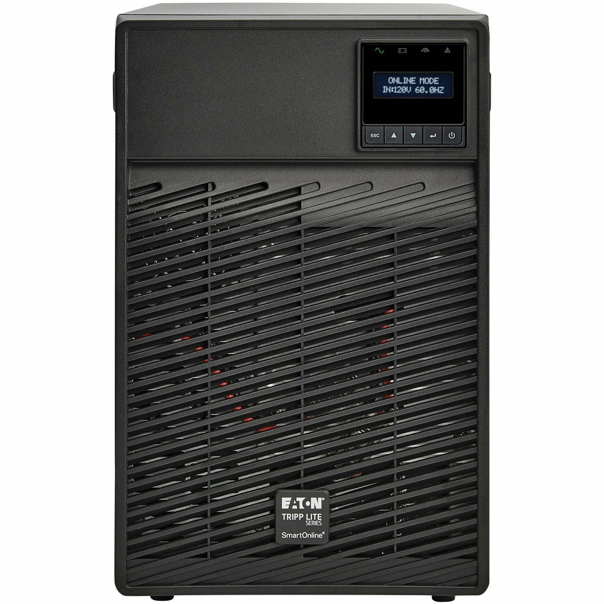 Tripp Lite UPS Smart Online 1500VA 1350W Tower 100V-120V LCD USB DB9 SNMP RT - Tower - 3 Hour Recharge - 4.50 Minute Stand-by - 100 V AC, 110 V AC, 120 V AC, 127 V AC Input - 110 V AC, 120 V AC, 127 V...  - SU1500XLCD - eCommerce Business Prime
