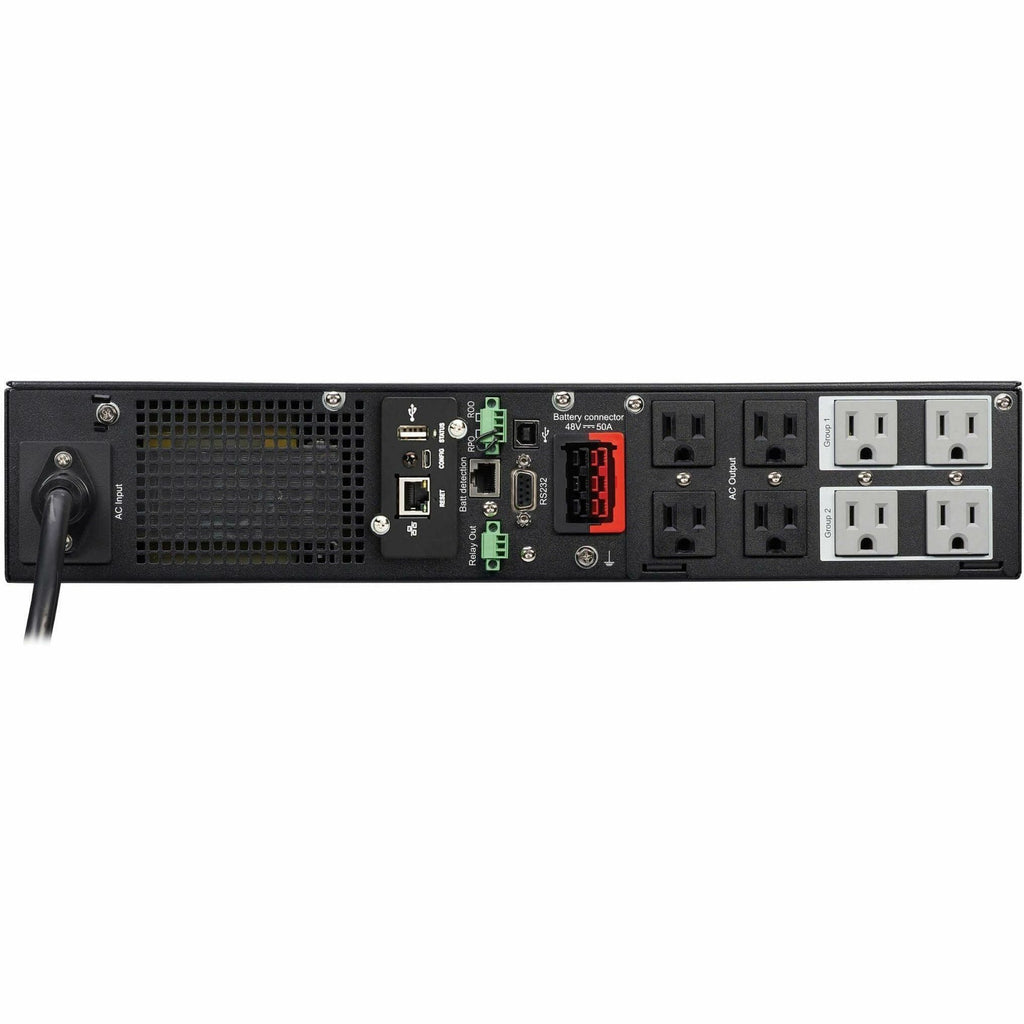 Tripp Lite UPS Smart 1500VA 1350W Rackmount AVR 120V Preinstalled WEBCARDLX Pure Sine Wave USB DB9 Extended Run 2URM - 1500 VA/1350 W - 120 V AC - 4.90 Minute Stand-by Time - 2U Rack-mountable - 8 x N...  - SMART1500RMXLN - eCommerce Business Prime