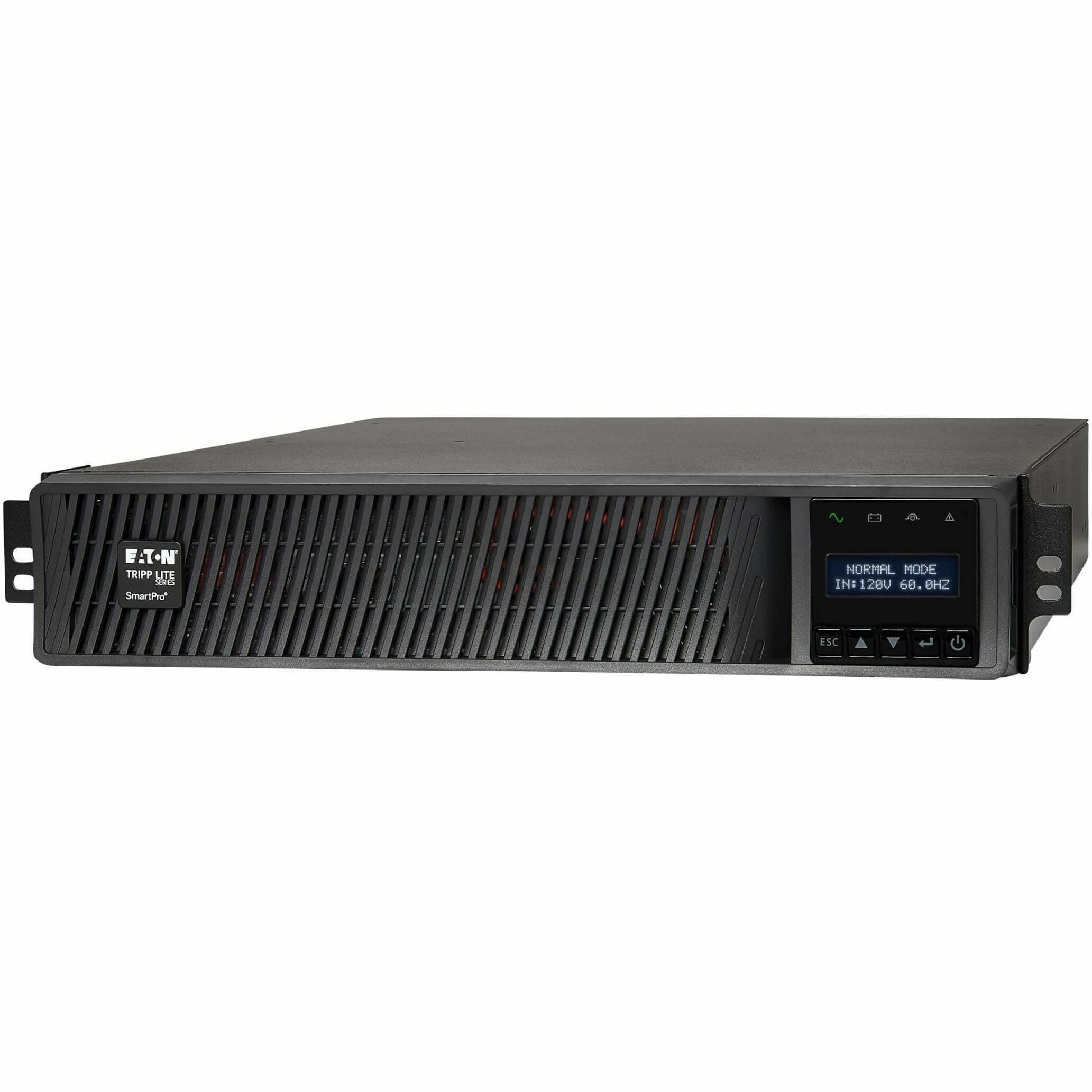 Tripp Lite UPS Smart 2200VA 1920W Rackmount AVR 100V/110V/120V Preinstalled WEBCARDLX Pure Sign Wave USB DB9 2U - 2200 VA/1920 W - 120 V AC - 4.50 Minute - 2U Rack-mountable - 4.50 Minute - 4 x NEMA 5...  - SMART2200RM2UN - eCommerce Business Prime