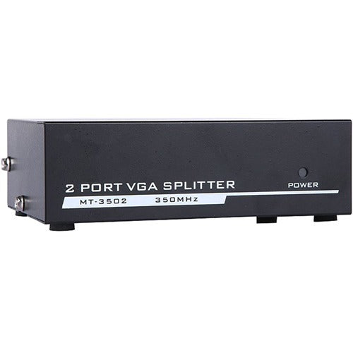 4XEM 2-Port VGA Splitter 350 MHz - 350 MHz to 350 MHz - 2048 x 1536 - 213 ft Maximum Operating Distance - VGA In - VGA Out - 4XVGASP3502 - eCommerce Business Prime