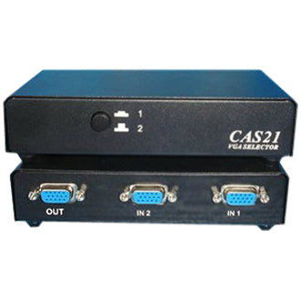 4XEM 2 Port VGA Switch - 1600 x 1280 - SVGA - 2 x 2 - Computer, Display, Projector1 x VGA Out - 4XVGASL2504 - eCommerce Business Prime