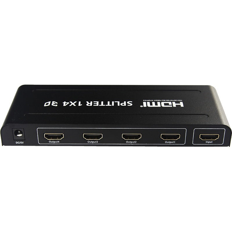 4XEM 4 Port high speed HDMI video splitter fully supporting 1080p, 3D for Blu-Ray, gaming consoles and all other HDMI compatible devices - 4XEM 1080p/3D 1 HDMI in 4 HDMI out video splitter and amplifi...  - 4XHDMISP1X4 - eCommerce Business Prime