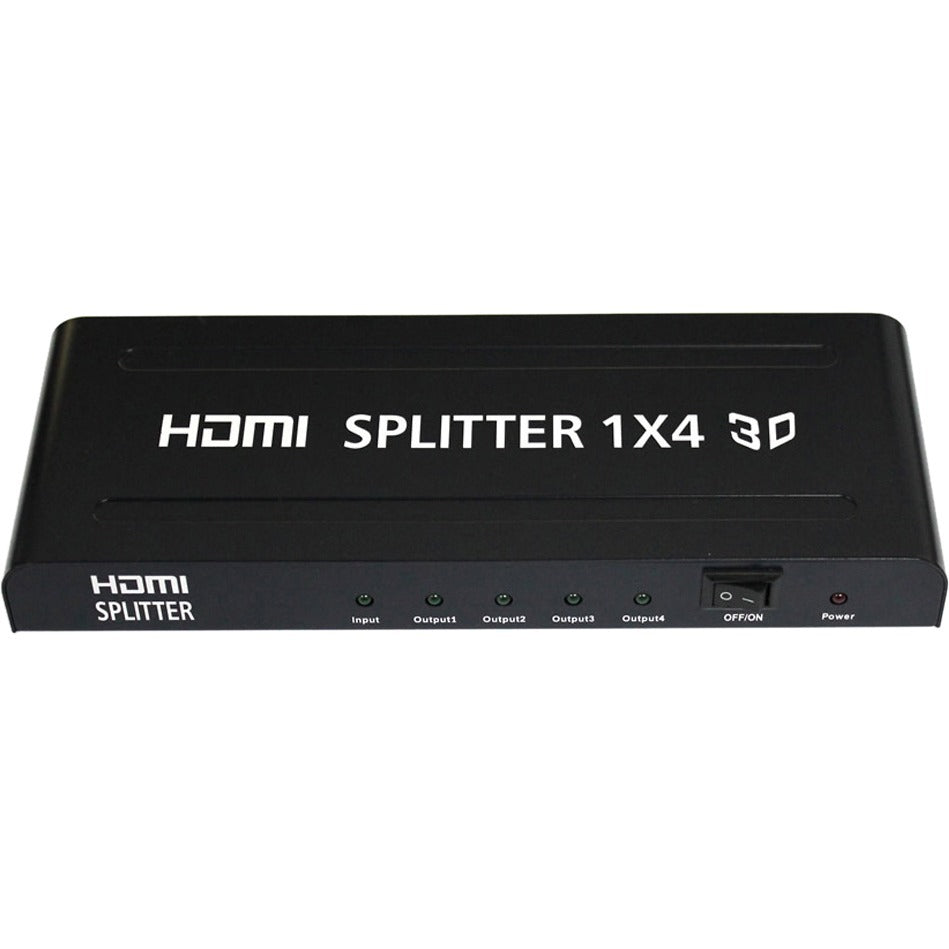 4XEM 4 Port high speed HDMI video splitter fully supporting 1080p, 3D for Blu-Ray, gaming consoles and all other HDMI compatible devices - 4XEM 1080p/3D 1 HDMI in 4 HDMI out video splitter and amplifi...  - 4XHDMISP1X4 - eCommerce Business Prime