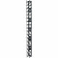 APC by Schneider Electric Vertical Cable Manager for NetShelter SX 750mm Wide 42U (Qty 2) - Cable Pass-through - Black - 2 Pack - 42U Rack Height - AR7580A - eCommerce Business Prime