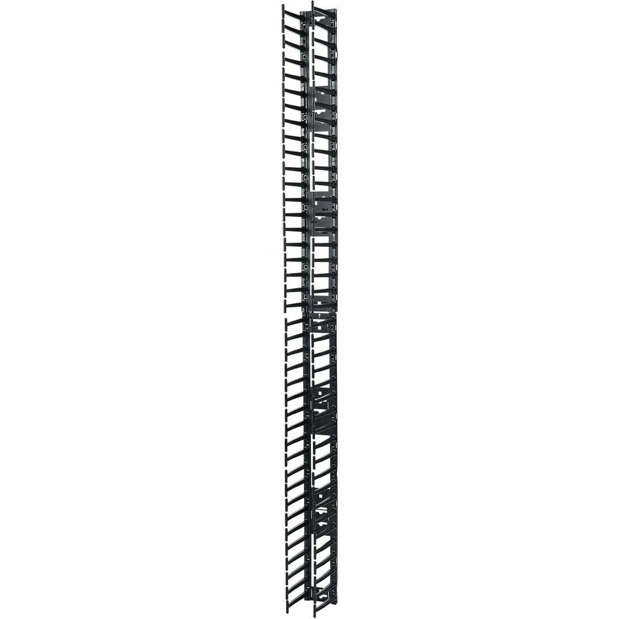 APC by Schneider Electric Vertical Cable Manager for NetShelter SX 750mm Wide 42U (Qty 2) - Cable Pass-through - Black - 2 Pack - 42U Rack Height - AR7580A - eCommerce Business Prime