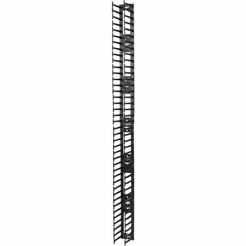 APC by Schneider Electric Vertical Cable Manager for NetShelter SX 750mm Wide 42U (Qty 2) - Cable Pass-through - Black - 2 Pack - 42U Rack Height - AR7580A - eCommerce Business Prime