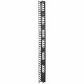 APC by Schneider Electric Vertical Cable Manager for NetShelter SX 750mm Wide 45U (Qty 2) - Cable Pass-through - Black - 2 Pack - 45U Rack Height - AR7585 - eCommerce Business Prime
