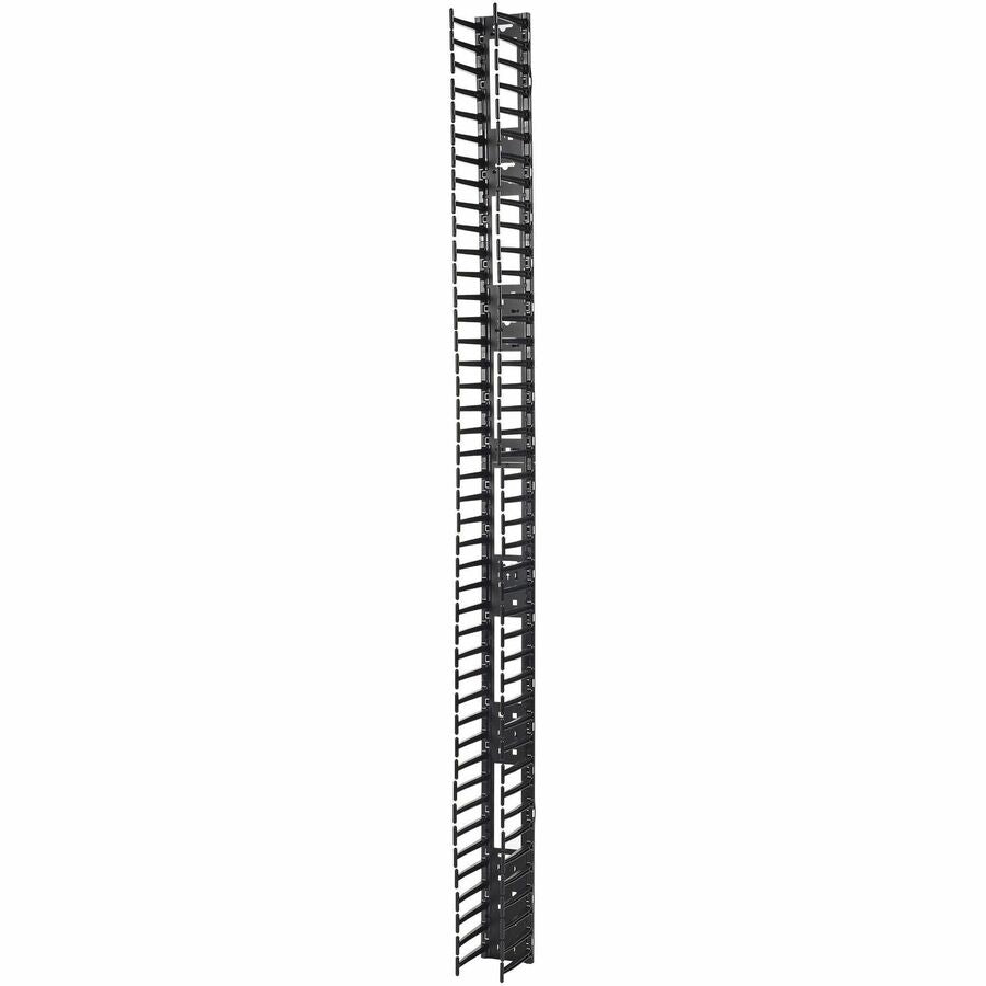 APC by Schneider Electric Vertical Cable Manager for NetShelter SX 750mm Wide 45U (Qty 2) - Cable Pass-through - Black - 2 Pack - 45U Rack Height - AR7585 - eCommerce Business Prime