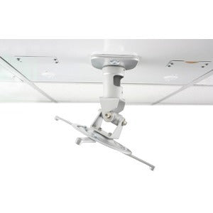 Amer Mounts Universal Drop Ceiling Projector Mount. Replaces 2'x2' Ceiling Tiles - Supports up to 30lb load, 360 degree rotation, 180 degree tilt - AMRDCP100KIT - eCommerce Business Prime