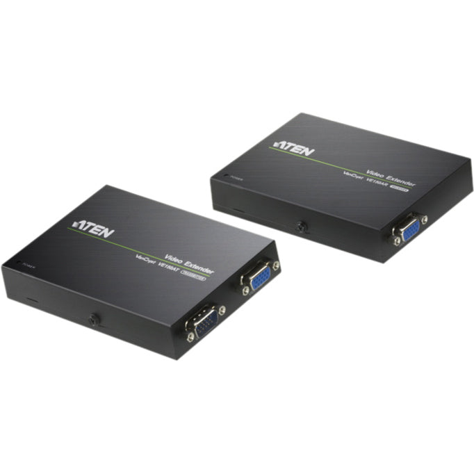 ATEN Video Extender-TAA Compliant - 1 Input Device - 2 Output Device - 492.13 ft Range - 2 x Network (RJ-45) - 1 x VGA In - 2 x VGA Out - VGA, XGA, SVGA, UXGA, WUXGA - 1920 x 1200 - Twisted Pair - Cat...  - VE150A - eCommerce Business Prime