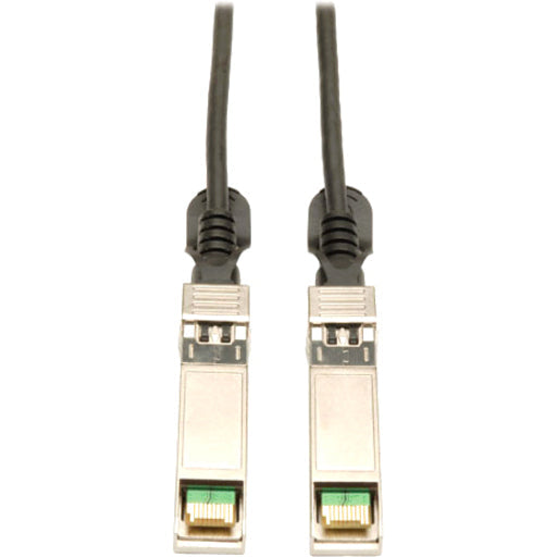Tripp Lite 2M SFP+ 10Gbase-CU Twinax Passive Copper Cable SFP-H10GB-CU2M Compatible Black 6ft 6' - SFP+ - 6.56 ft - 1 x SFF-8431 Male SFP+ - 1 x SFF-8431 Male SFP+ - N280-02M-BK - eCommerce Business Prime