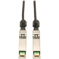 Tripp Lite 3M SFP+ 10Gbase-CU Twinax Passive Copper Cable SFP-H10GB-CU3M Compatible Black 10ft 10' - SFP+ for Network Device - 9.84 ft - 1 x SFF-8431 Male SFP+ - 1 x SFF-8431 Male SFP+ - Black - N280-03M-BK - eCommerce Business Prime