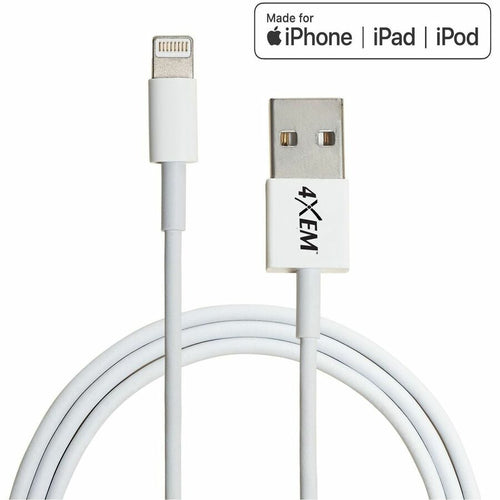 4XEM 6FT 2M charging data and sync Cable For Apple iPhone 5 5s 6 6s 6plus 7 7plus - 6FT Lightning to USB data sync cable forApple iPad, iPhone, iPod 1 x Lightning Male Proprietary Connector - 1 x Type...  - 4XLIGHTNING6 - eCommerce Business Prime