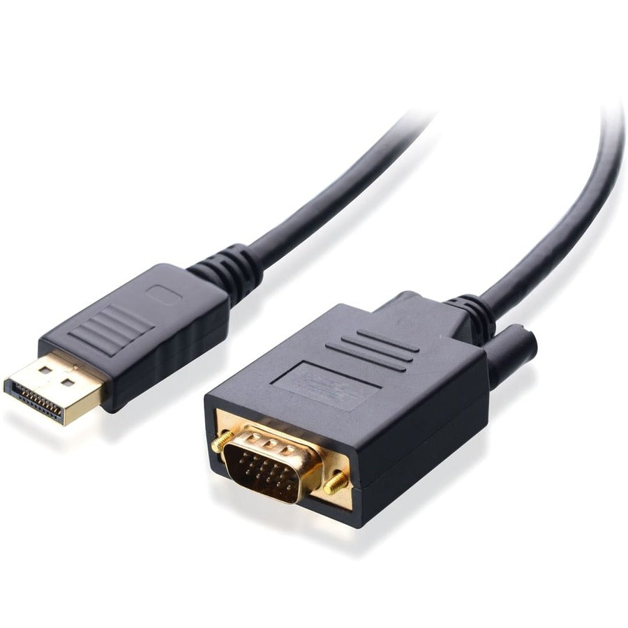 4XEM 6FT DisplayPort To VGA Adapter Cable - Black - 6 ft DisplayPort/VGA Video Cable for Monitor, Video Device, Notebook, Projector, Desktop Computer - First End: 1 x 20-pin DisplayPort Digital Audio/...  - 4XDPMVGAMCBL - eCommerce Business Prime