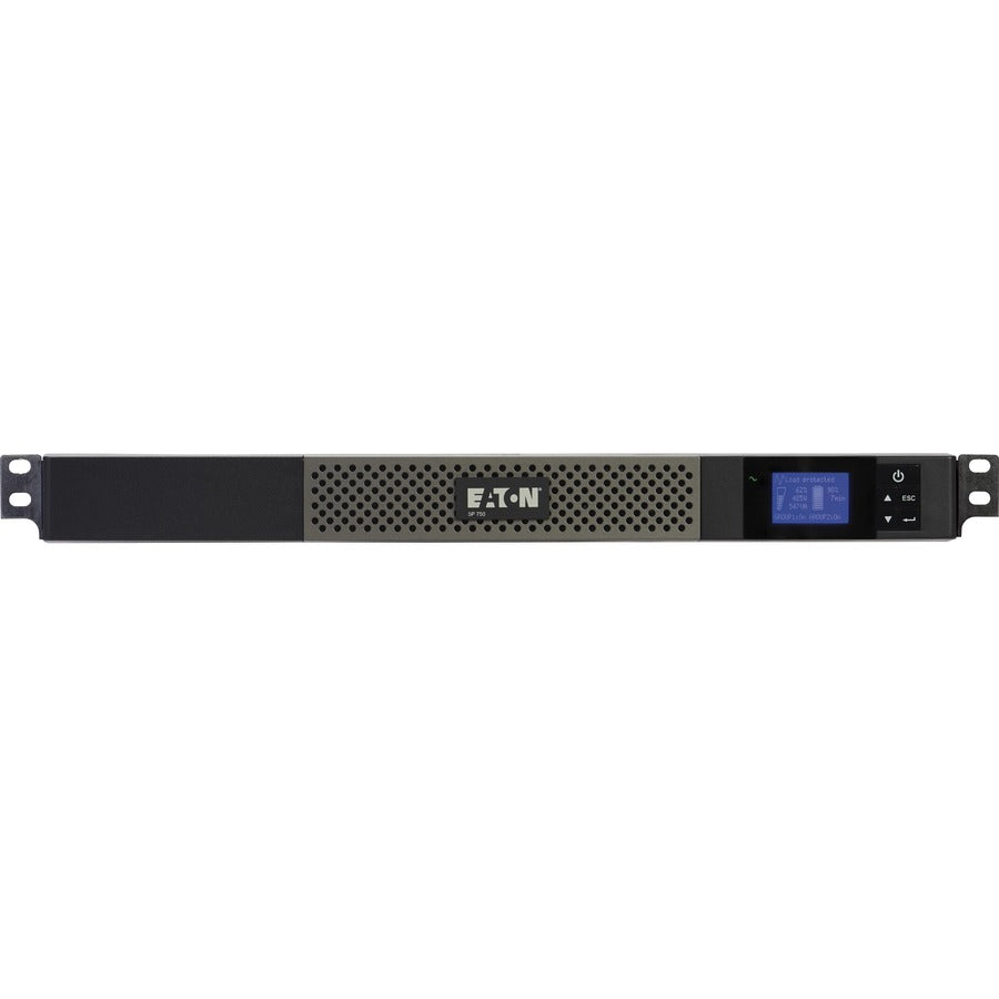 Eaton 5P UPS 750VA 600 Watt 120V True Sine Wave Rackmount UPS Network Card Optional - 1U Rack-mountable - 4 Minute Stand-by - 110 V AC Input - 132 V AC Output - 5 x NEMA 5-15R - 5P750R - eCommerce Business Prime