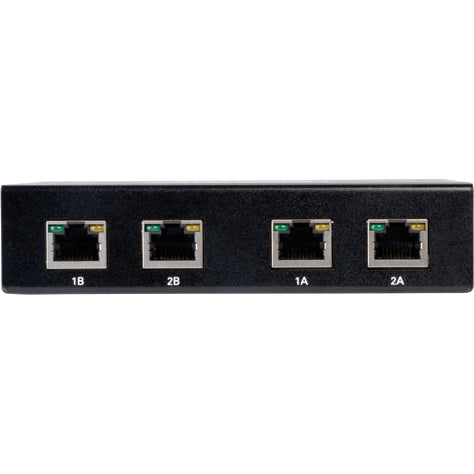 Tripp Lite 2-Port Dual Display DVI over Cat5 / Cat6 Extender Video Splitter TAA - 2 Input Device - 4 Output Device - 200 ft Range - 4 x Network (RJ-45) - 2 x DVI In - Full HD - 1920 x 1080 - Twinaxial...  - B140-002-DD - eCommerce Business Prime