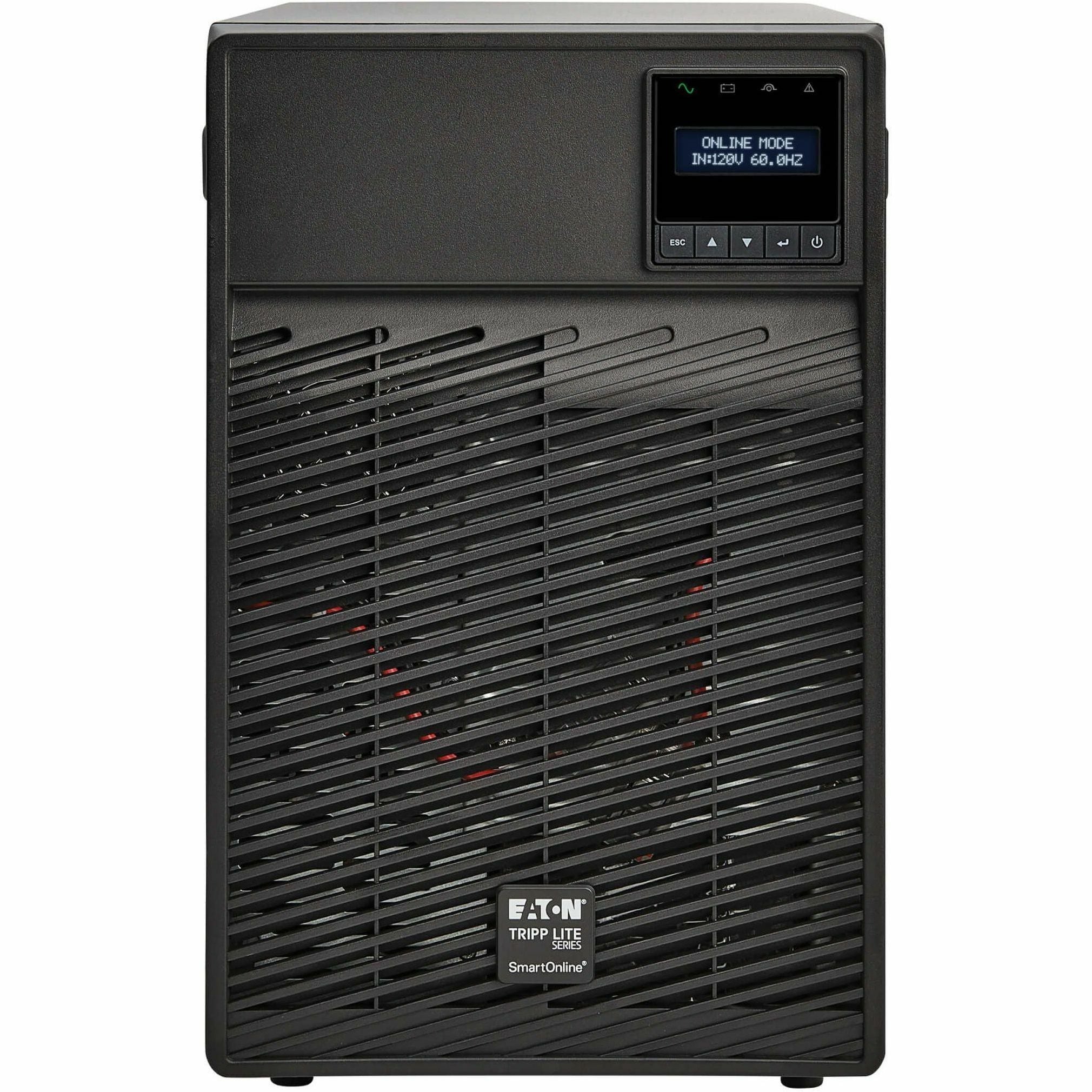 Tripp Lite UPS Smart Online 1000VA 900W Tower 120V Extended Run LCD USB DB9 - Tower - 3 Hour Recharge - 3.80 Minute Stand-by - 110 V AC Input - 127 V AC, 120 V AC, 110 V AC, 127 V AC Output - 6 x NEMA...  - SU1000XLCD - eCommerce Business Prime