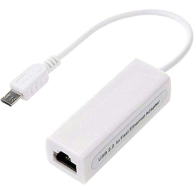 4XEM Micro USB to 10/100Mbps Ethernet Adapter - Micro USB to 10/100Mbps Ethernet Adapter SPEC Cat5e adapter networking adapter - 4XMICROUSBENET - eCommerce Business Prime