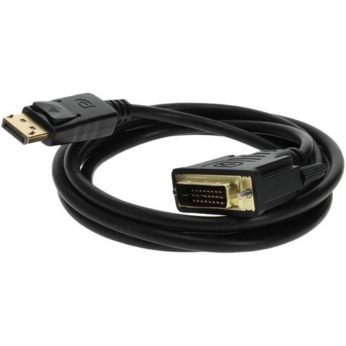 6ft DisplayPort 1.2 Male to DVI-D Dual Link (24+1 pin) Male Black Cable For Resolution Up to 2560x1600 (WQXGA) - 100% compatible and guaranteed to work - DISPLAYPORT2DVI6F - eCommerce Business Prime