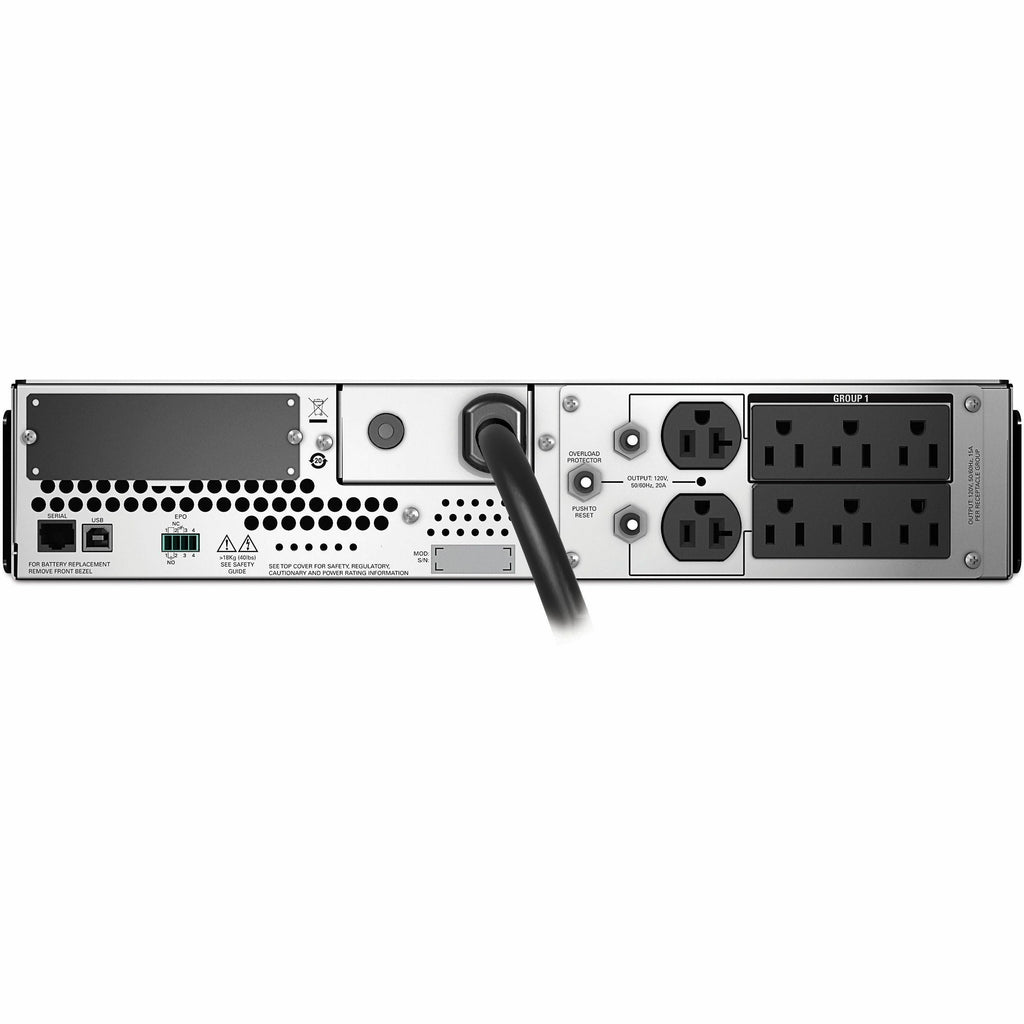 APC by Schneider Electric Smart-UPS 2200VA LCD RM 2U 120V US - 2U Rack-mountable - 3 Hour Recharge - 5 Minute Stand-by - 110 V AC Input - 120 V AC Output - 6 x NEMA 5-15R, 2 x NEMA 5-20R - SMT2200RMUS - eCommerce Business Prime