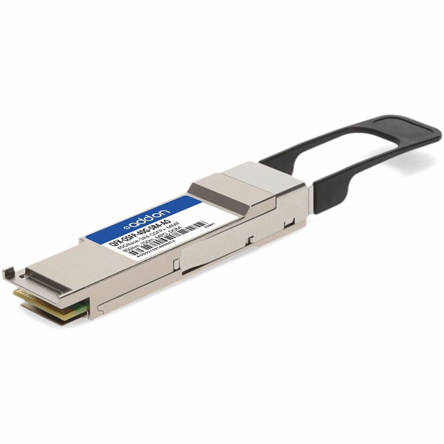 AddOn Juniper Networks QFX-QSFP-40G-SR4 Compatible TAA Compliant 40GBase-SR4 QSFP+ Transceiver (MMF, 850nm, 150m, MPO, DOM) - 100% compatible and guaranteed to work - QFX-QSFP-40G-SR4-AO - eCommerce Business Prime