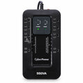 CyberPower EC550G Ecologic UPS Systems - 550VA/330W, 120 VAC, NEMA 5-15P, Compact, 8 Outlets, PowerPanel&reg; Personal, $100000 CEG, 3YR Warranty - EC550G - eCommerce Business Prime
