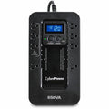 CyberPower EC650LCD Ecologic UPS Systems - 650VA/390W, 120 VAC, NEMA 5-15P, Compact, 8 Outlets, LCD, PowerPanel&reg; Personal, $100000 CEG, 3YR Warranty - EC650LCD - eCommerce Business Prime