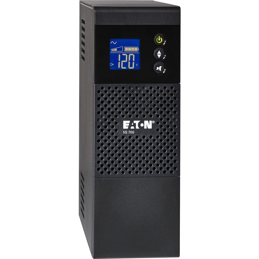Eaton 5S UPS 700 VA 420 Watt 120V Line-Interactive Battery Backup Tower USB LCD - Tower - 2 Minute Stand-by - 110 V AC Input - 115 V AC Output - 8 x NEMA 5-15R - 5S700LCD - eCommerce Business Prime