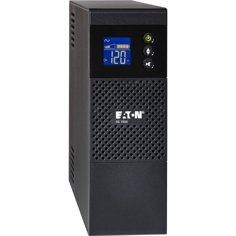 Eaton 5S UPS 1000VA 600 Watt 120V LCD Line-Interactive Battery Backup ECO USB - Tower - 3 Minute Stand-by - 110 V AC Input - 115 V AC Output - 10 x NEMA 5-15R - 5S1000LCD - eCommerce Business Prime