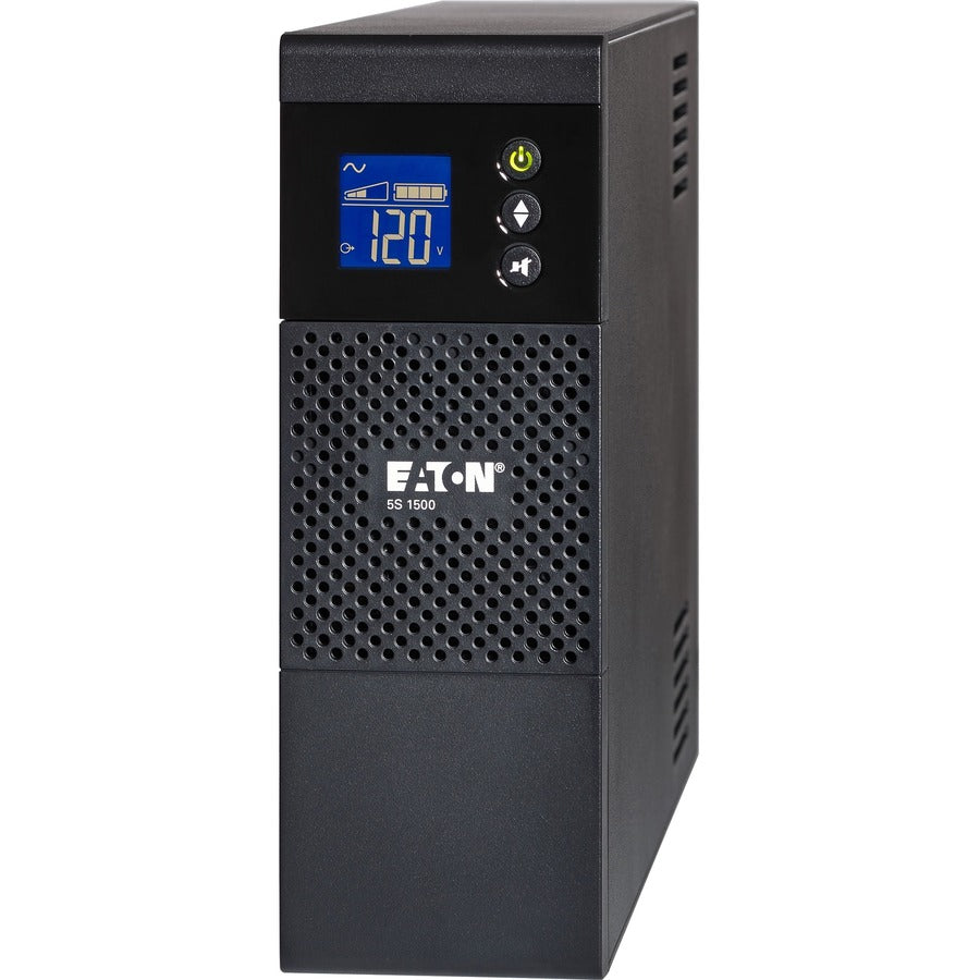 Eaton 5S UPS 1500VA 900 Watt 120V LCD Line-Interactive Battery Backup ECO USB - Tower - 2 Minute Stand-by - 110 V AC Input - 115 V AC Output - 10 x NEMA 5-15R - 5S1500LCD - eCommerce Business Prime
