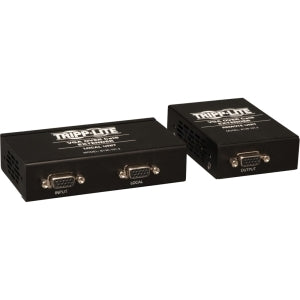 Tripp Lite VGA over Cat5/Cat6 Video Extender Kit Transmitter/Receiver EDID 1000' - 1 Input Device - 2 Output Device - 1000 ft Range - 2 x Network (RJ-45) - 1 x VGA In - 2 x VGA Out - 1920 x 1440 - Twi...  - B130-101-2 - eCommerce Business Prime