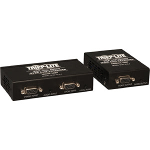 Tripp Lite VGA & Audio over Cat5/Cat6 Video Extender Kit Transmitter Receiver TAA GSA - 1 Input Device - 2 Output Device - 1000 ft Range - 2 x Network (RJ-45) - 1 x VGA In - 2 x VGA Out - 1920 x 1440 ...  - B130-101A-2 - eCommerce Business Prime