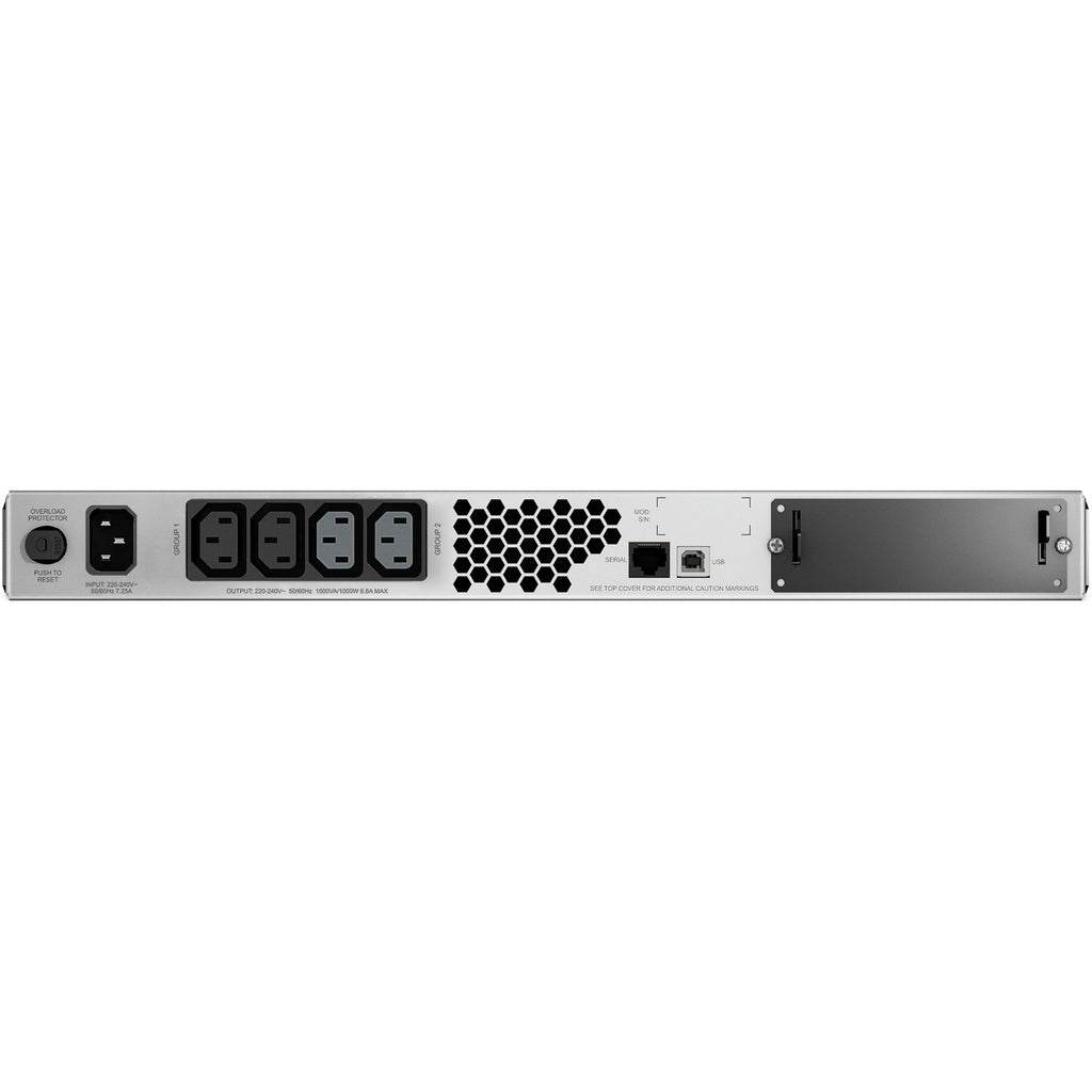 APC by Schneider Electric Smart-UPS 1500VA LCD RM 1U 230V - 1U Rack-mountable - 4 Hour Recharge - 5 Minute Stand-by - 220 V AC Input - 230 V AC Output - 4 x IEC 60320 C13 - SMT1500RMI1U - eCommerce Business Prime