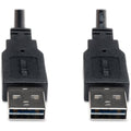 Tripp Lite 6ft USB 2.0 High Speed Reversible Connector Cable Universal M/M - (Reversible A to Reversible A M/M) 6-ft. - UR020-006 - eCommerce Business Prime