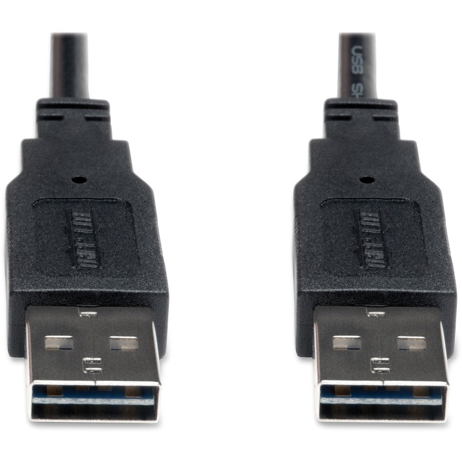 Tripp Lite 10ft USB 2.0 High Speed Reversible Connector Cable Universal M/M - (Reversible A to Reversible A M/M) 10-ft. - UR020-010 - eCommerce Business Prime