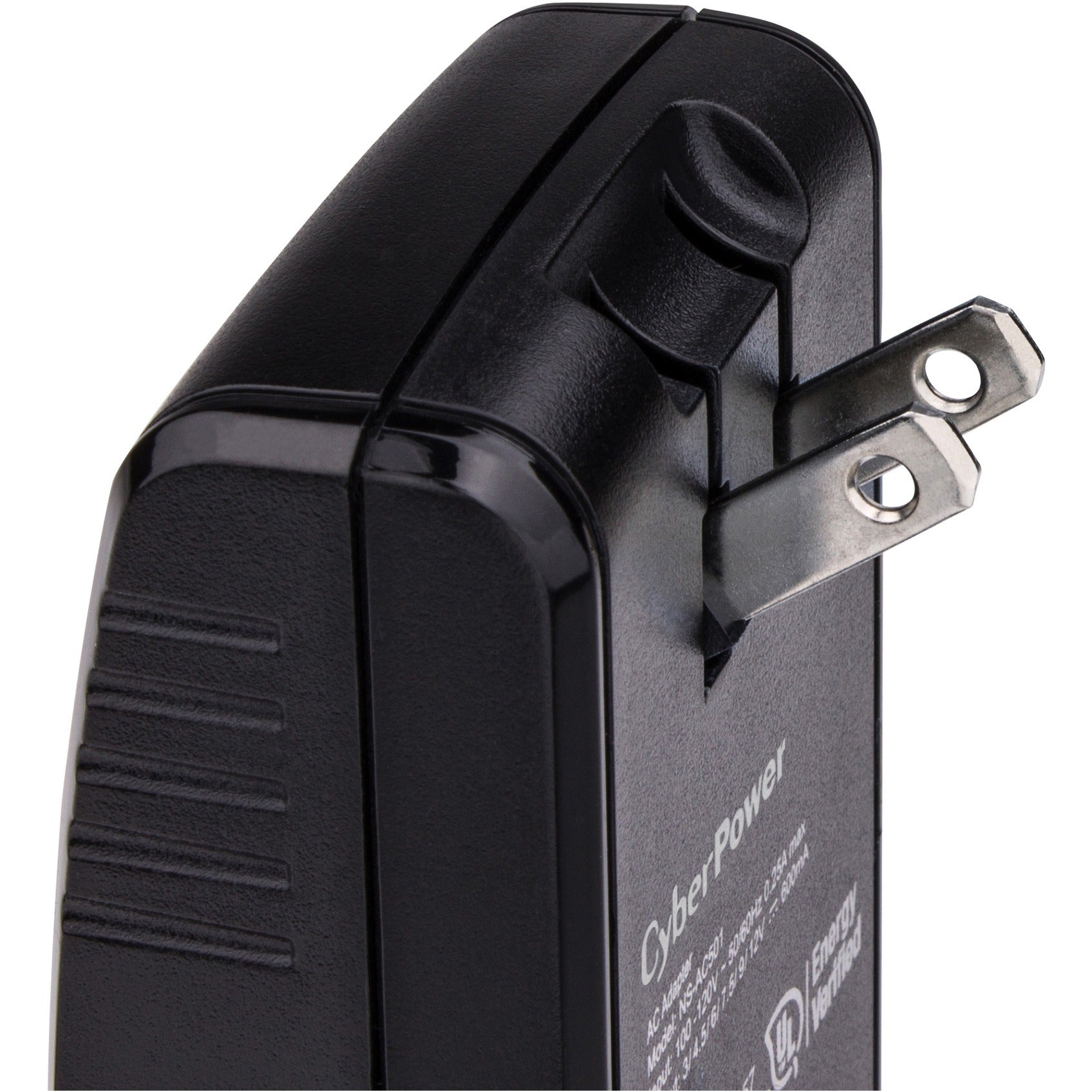 CyberPower CPUAC600 Universal Power Adapter with multiple tips - 600 mA, 3 VDC, 4.5 VDC, 6 VDC, 7.5 VDC, 9 VDC, 12 VDC, 7 Adapter Tips, NEMA 5-15R, 100 VAC - 120 VAC, 5 ft, Black, 1YR Warranty - CPUAC600 - eCommerce Business Prime