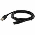 AddOn 5-Pack of 15ft USB 2.0 (A) Male to Female Black Cables - 100% compatible and guaranteed to work - USBEXTAA15-5PK - eCommerce Business Prime