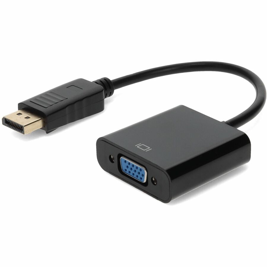 5PK DisplayPort 1.2 Male to VGA Female Black Adapters For Resolution Up to 1920x1200 (WUXGA) - 100% compatible and guaranteed to work - DISPLAYPORT2VGA-5PK - eCommerce Business Prime