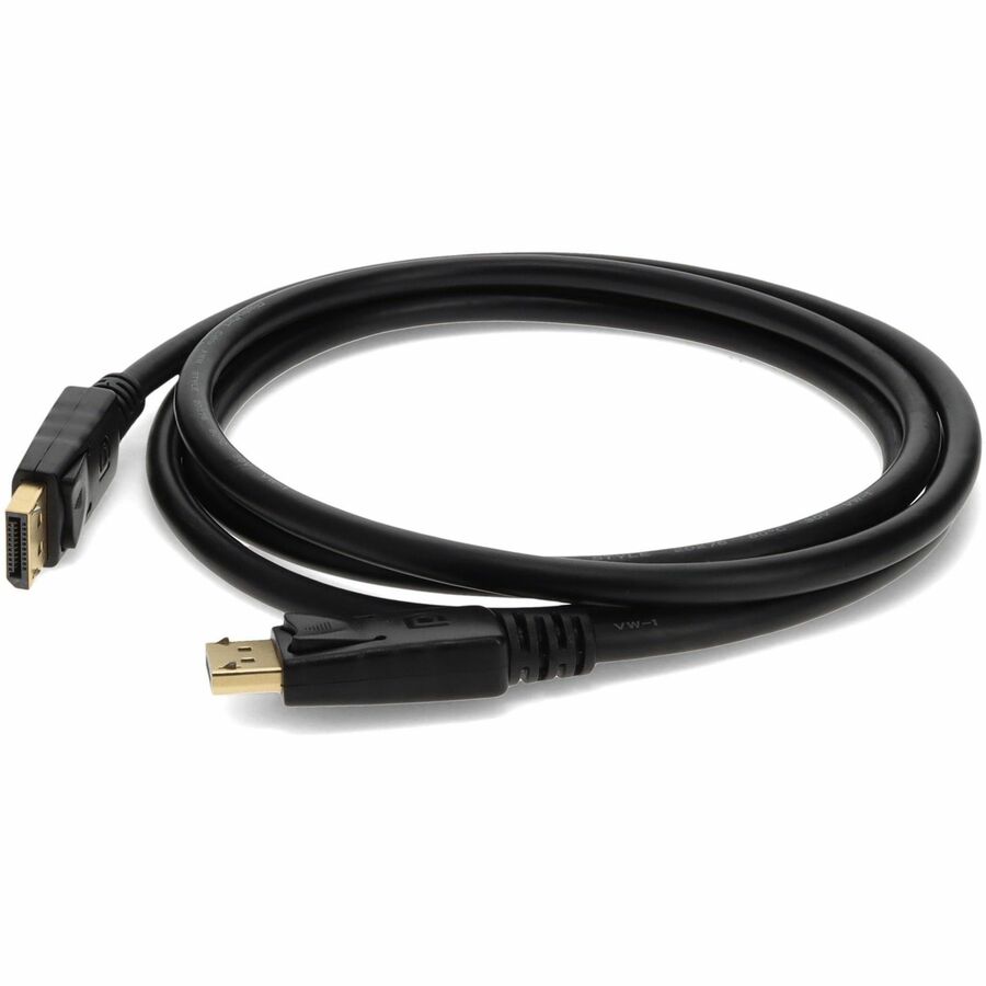 5PK 10ft DisplayPort 1.2 Male to DisplayPort 1.2 Male Black Cables For Resolution Up to 3840x2160 (4K UHD) - 100% compatible and guaranteed to work - DISPLAYPORT10F-5PK - eCommerce Business Prime