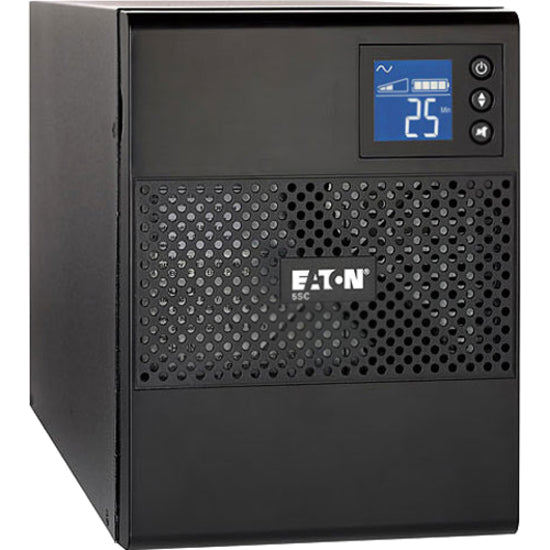 Eaton 5SC UPS 1500 VA 1080 Watt 120V Line-Interactive Battery Backup Tower USB - Tower - 5 Minute Stand-by - 110 V AC Input - 8 x NEMA 5-15R - 5SC1500 - eCommerce Business Prime