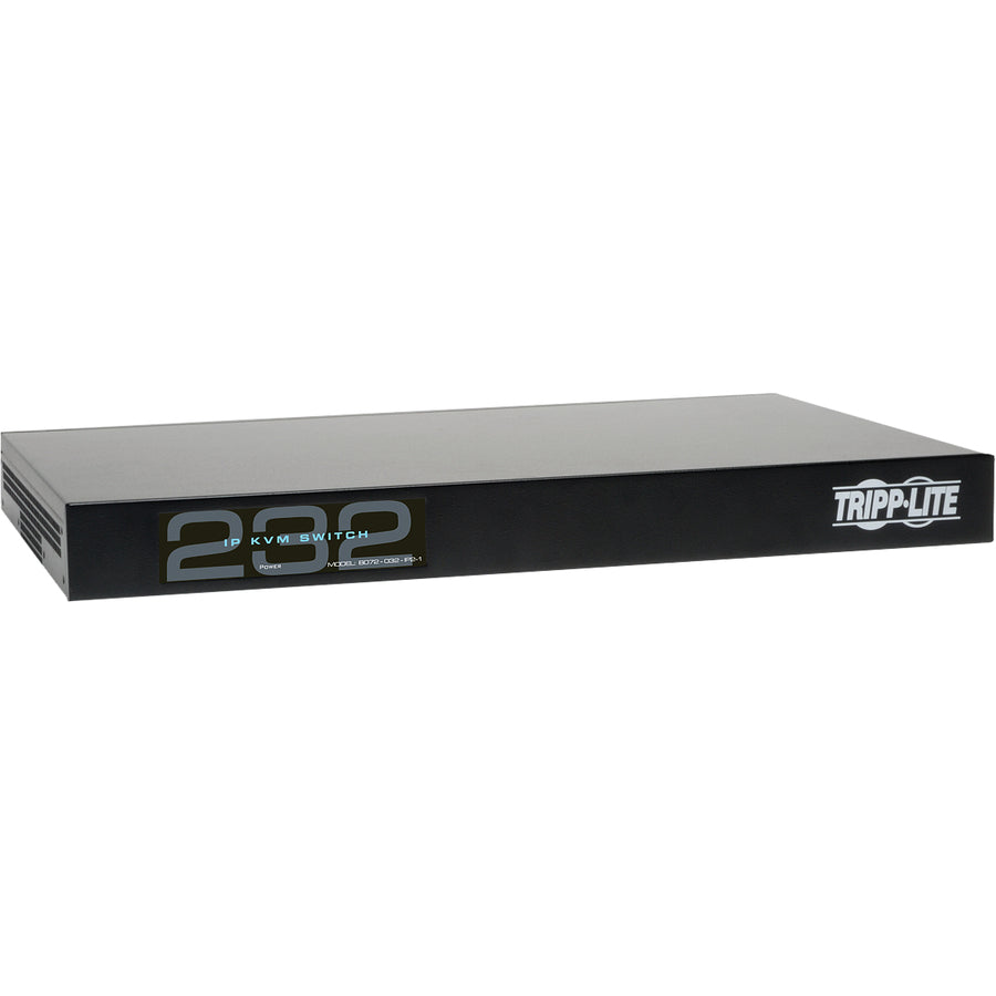Tripp Lite 32-Port Cat5 IP KVM Switch 1 Local 2 Remote User 1URM Rackmount - 32 Computer(s) - 1 Local User(s) - 2 Remote User(s) - 1920 x 1080 - 36 x Network (RJ-45) - 2 x USB1 x VGA - Rack-mountable ...  - B072-032-IP2 - eCommerce Business Prime