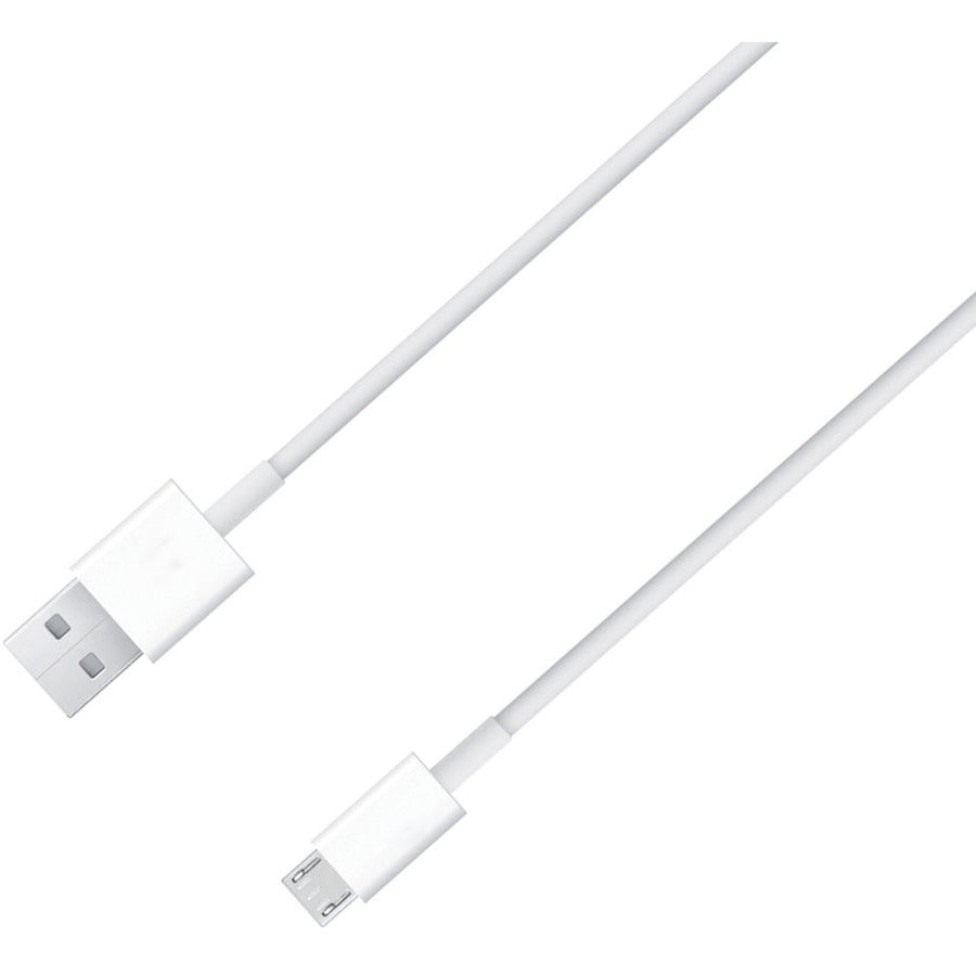 4XEM 6ft Micro USB To USB Data/Charge Cable For Samsung/HTC/Blackberry - Micro USB to USB for smart Phones - 6 ft - 1 x Type A Male USB - 1 x Type B Male Micro USB - White - 4XMUSBCBLWH - eCommerce Business Prime