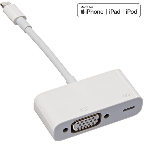 4XEM 8 Pin Lightning to VGA Adapter for Apple iPhone/iPad/iPod with HD 1080p support - Lightning to VGA adapter for Apple iPad, iPhone, iPod 1 x Lightning Male Proprietary Connector - 1 x HD Female VG...  - 4XLIGHTNINGVGA - eCommerce Business Prime